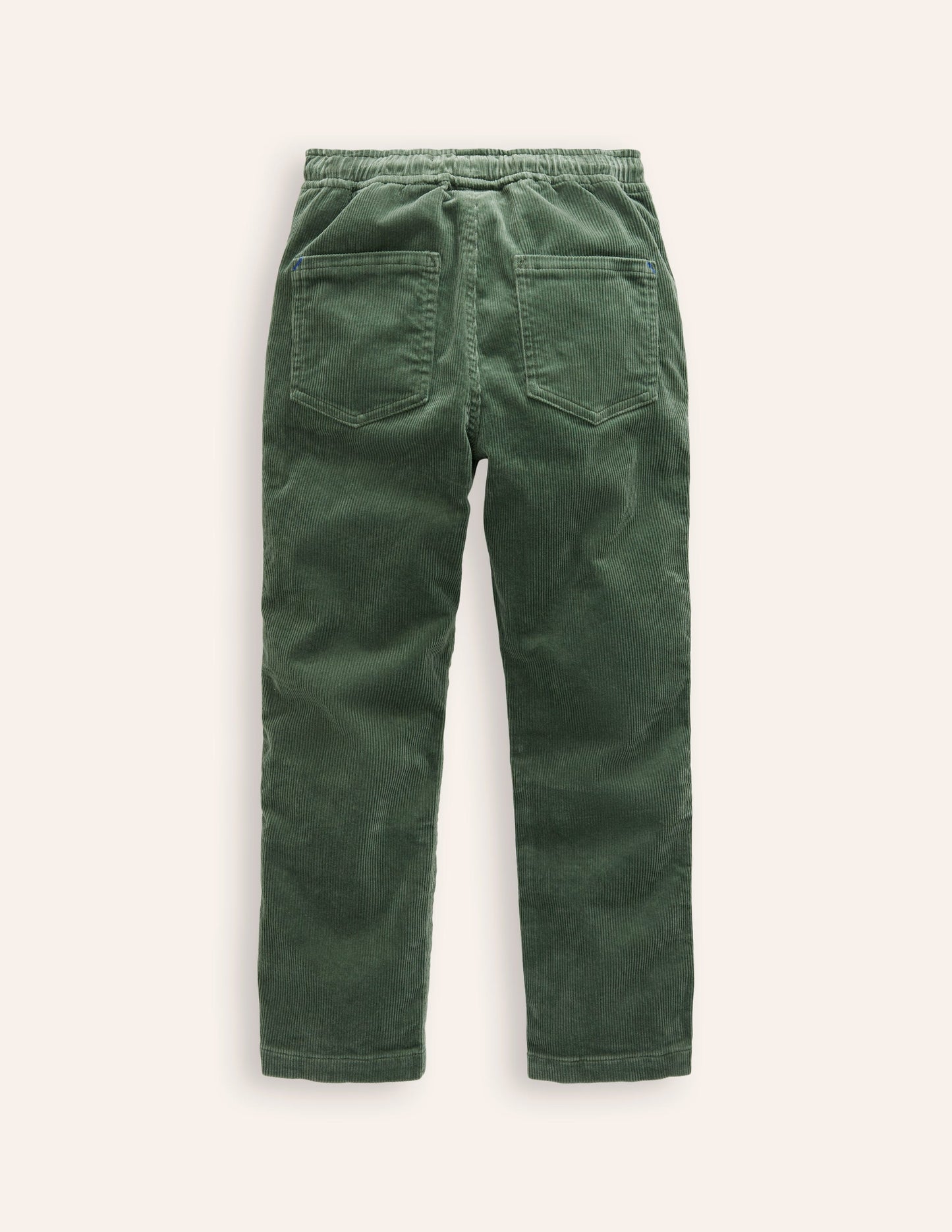 Slim Pull On Pants-Bottle Green Cord