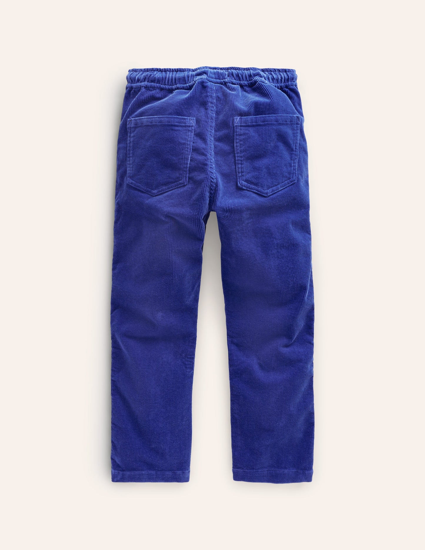 Slim Pull On Trousers-Sapphire Blue Cord