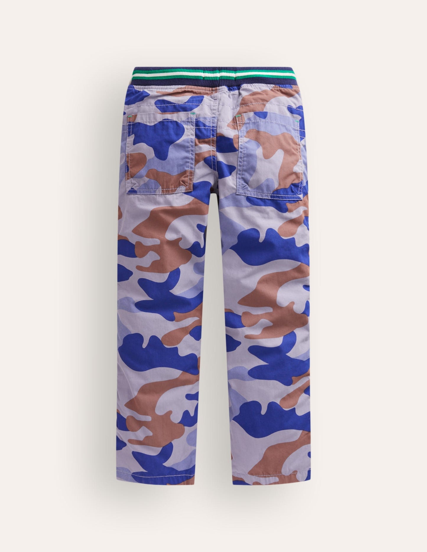 Adventure Cosy Lined Pants-Blue Camo