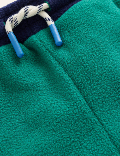 Cosy Fleece Joggers-Jewel Green Multi