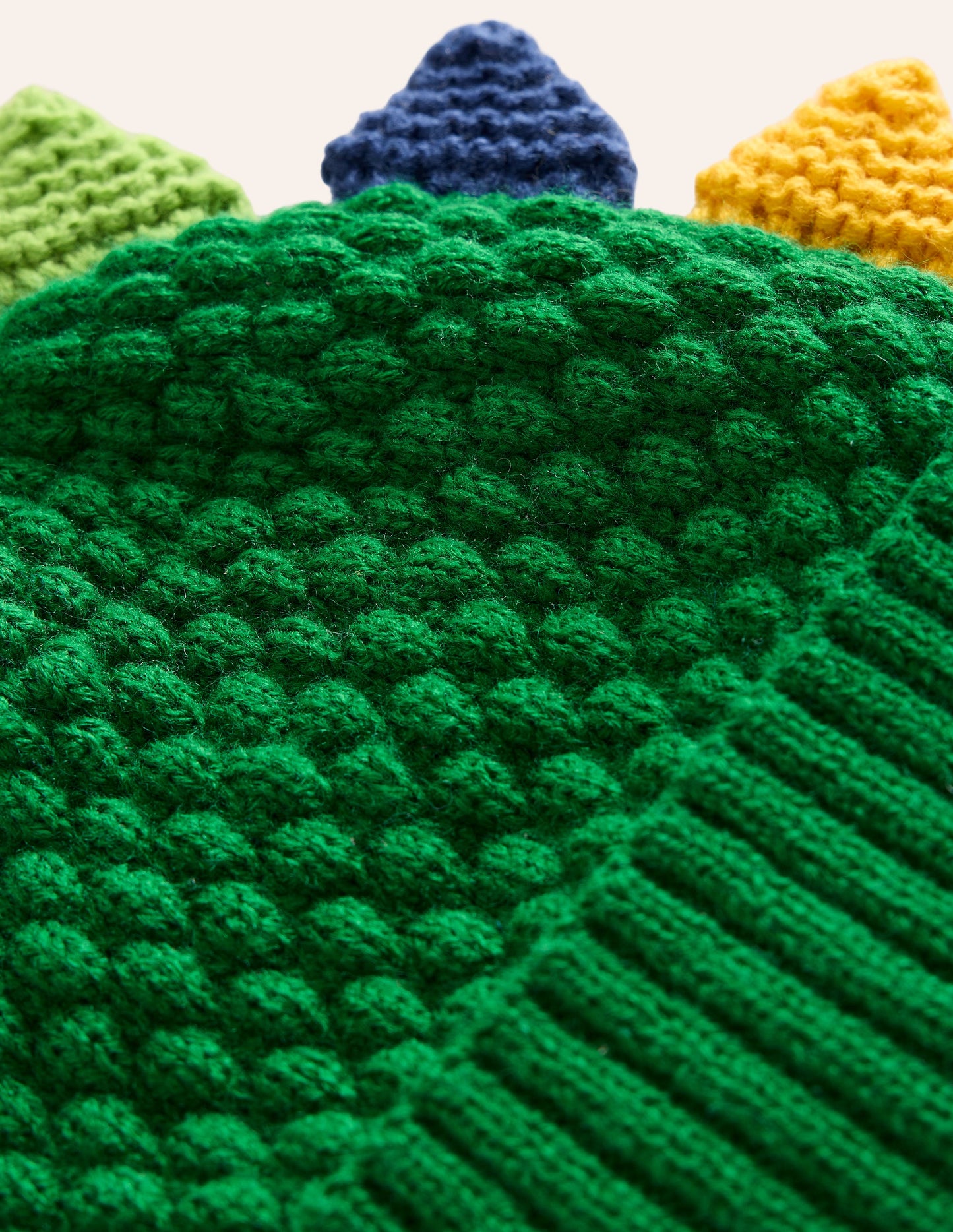 Novelty Beanie-Rich Emerald Dinosaur