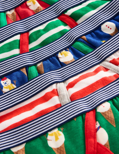 Underwear 5 Pack-Multi Christmas