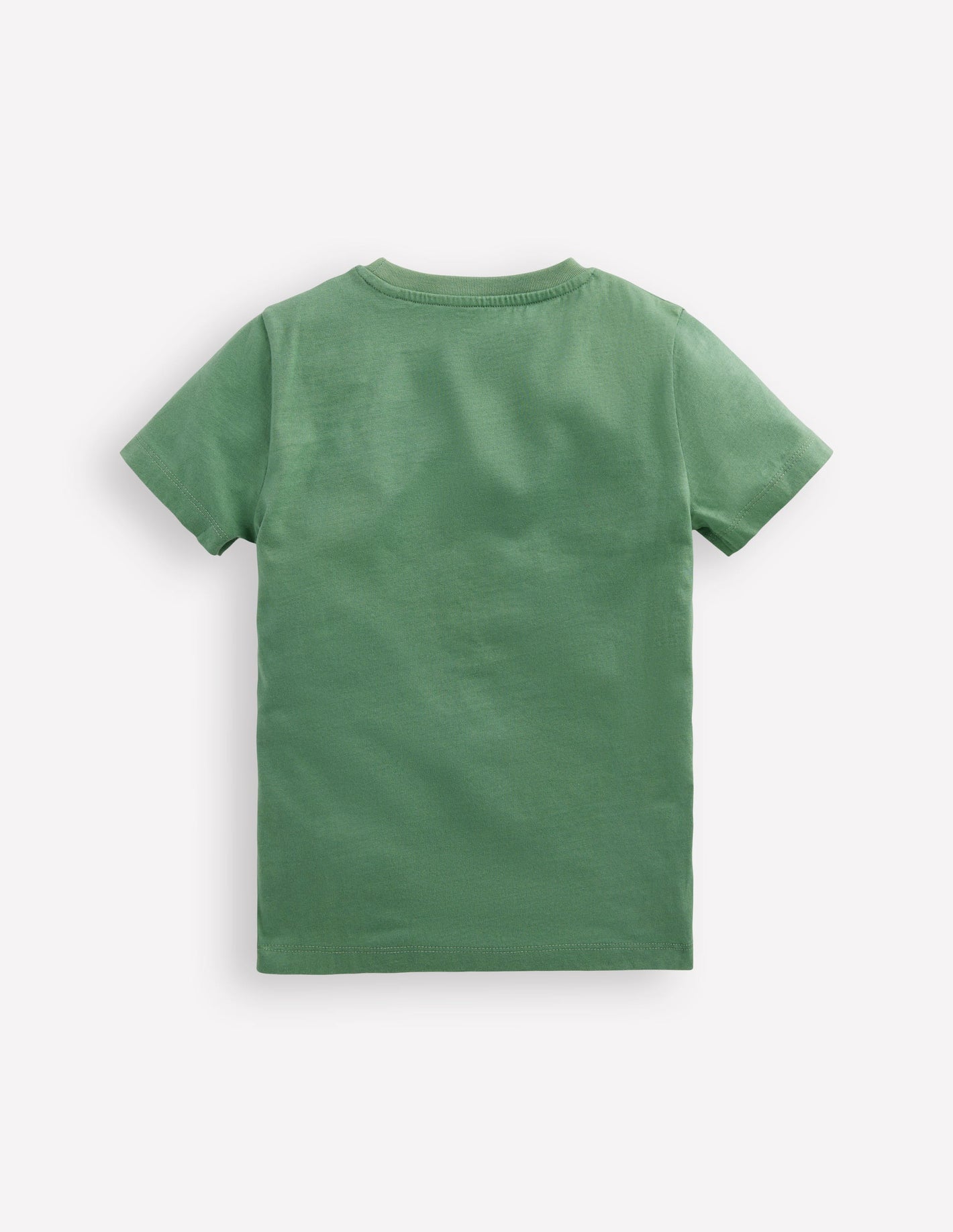 Zipper Applique T-Shirt-Newt Green Dinosaur