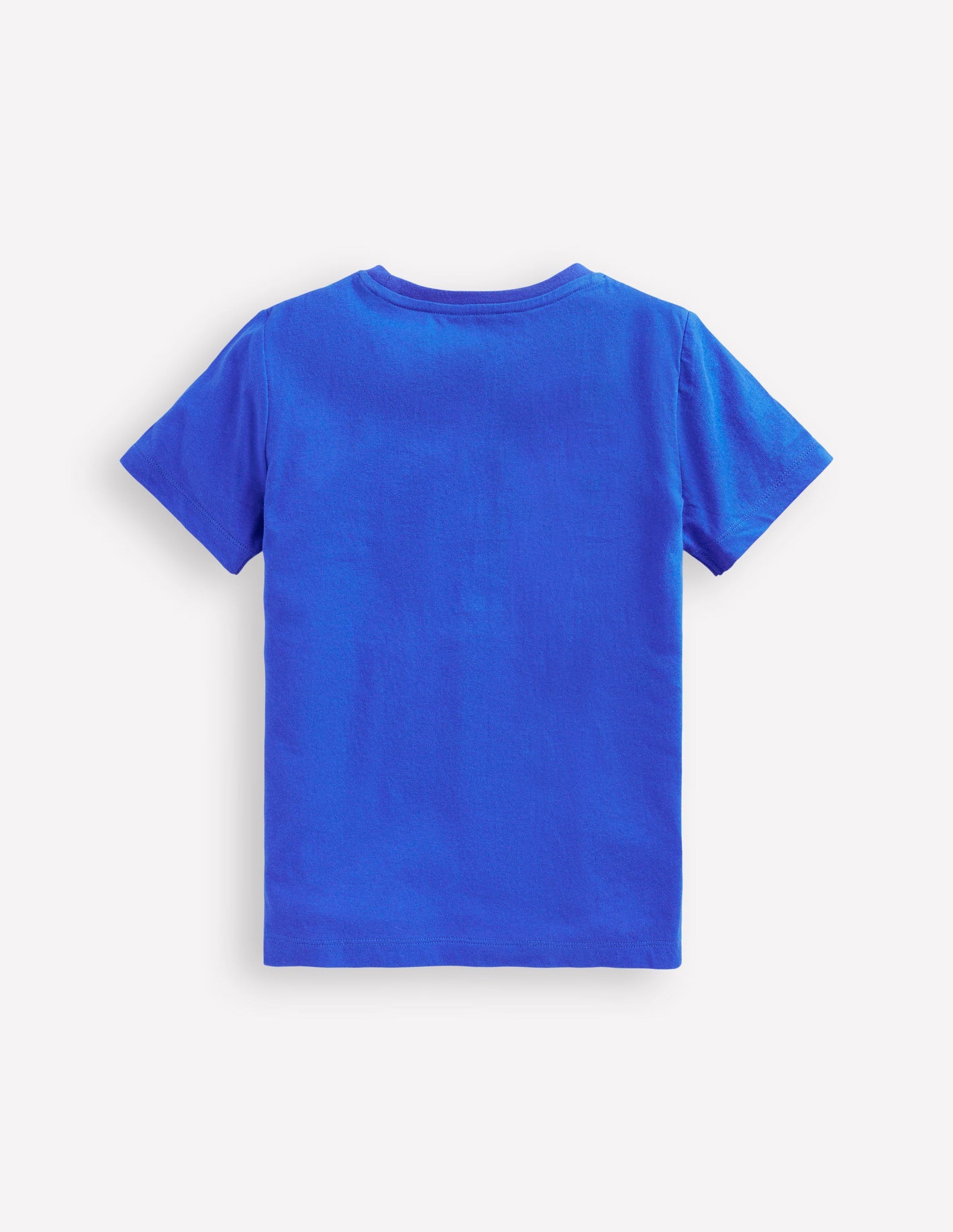 Short Sleeve Bouclé T-shirt-Kingfisher Blue Space