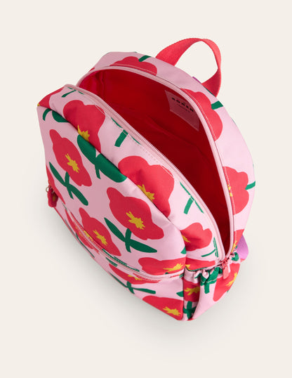 Backpack-Vintage Pink Cut Out Flower