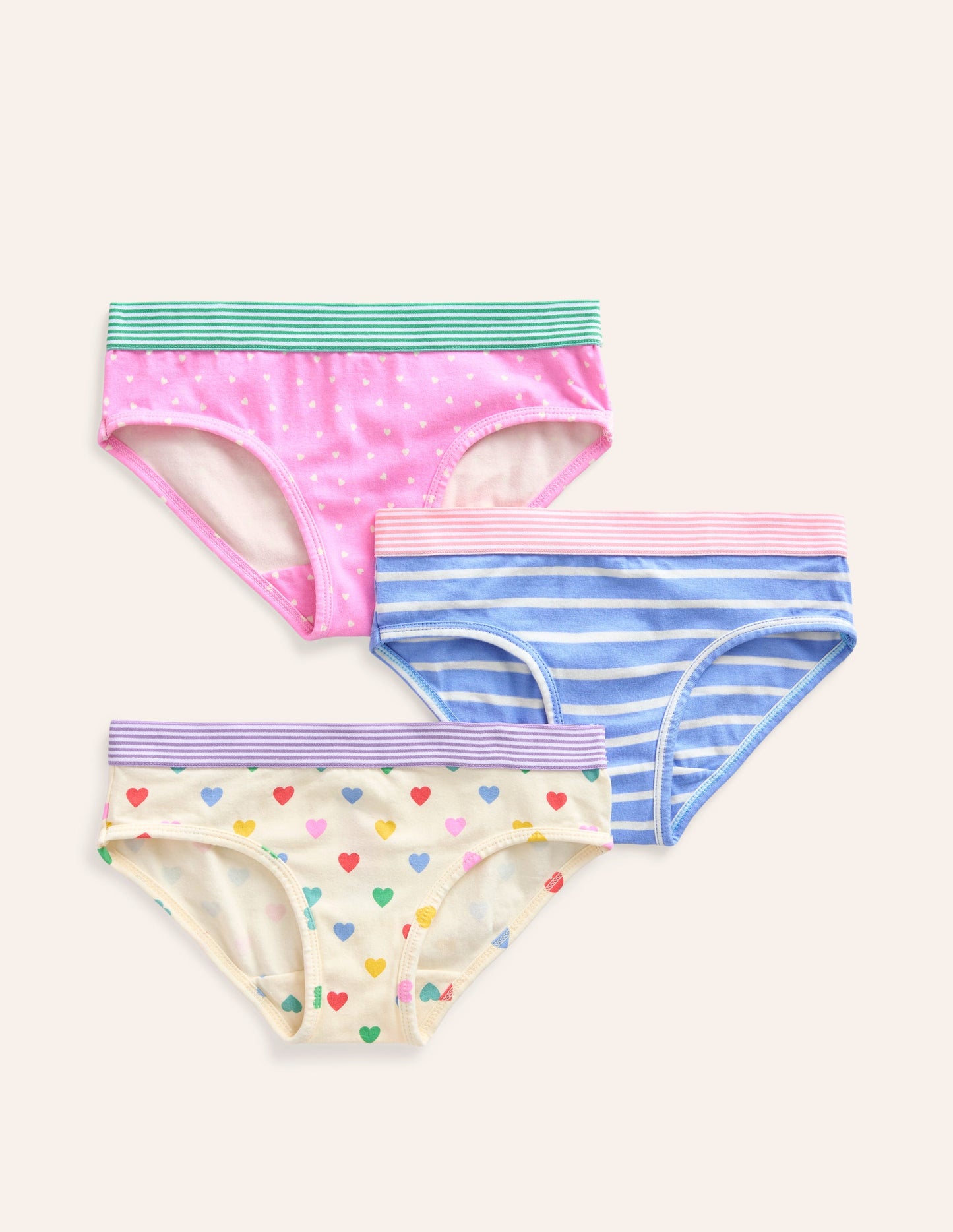 Underwear 3 Pack-Multi Hearts