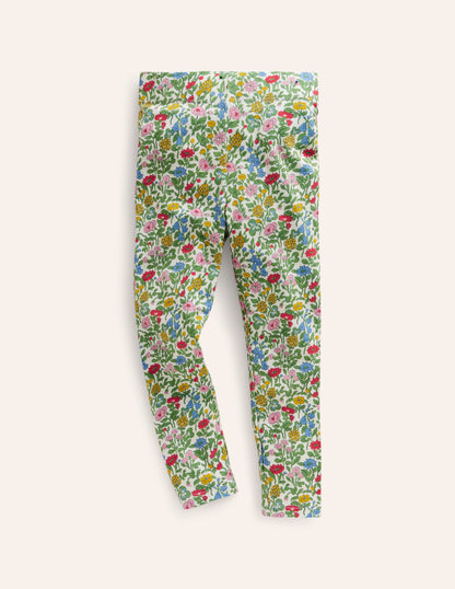 Fun Leggings-Multi Meadow Floral