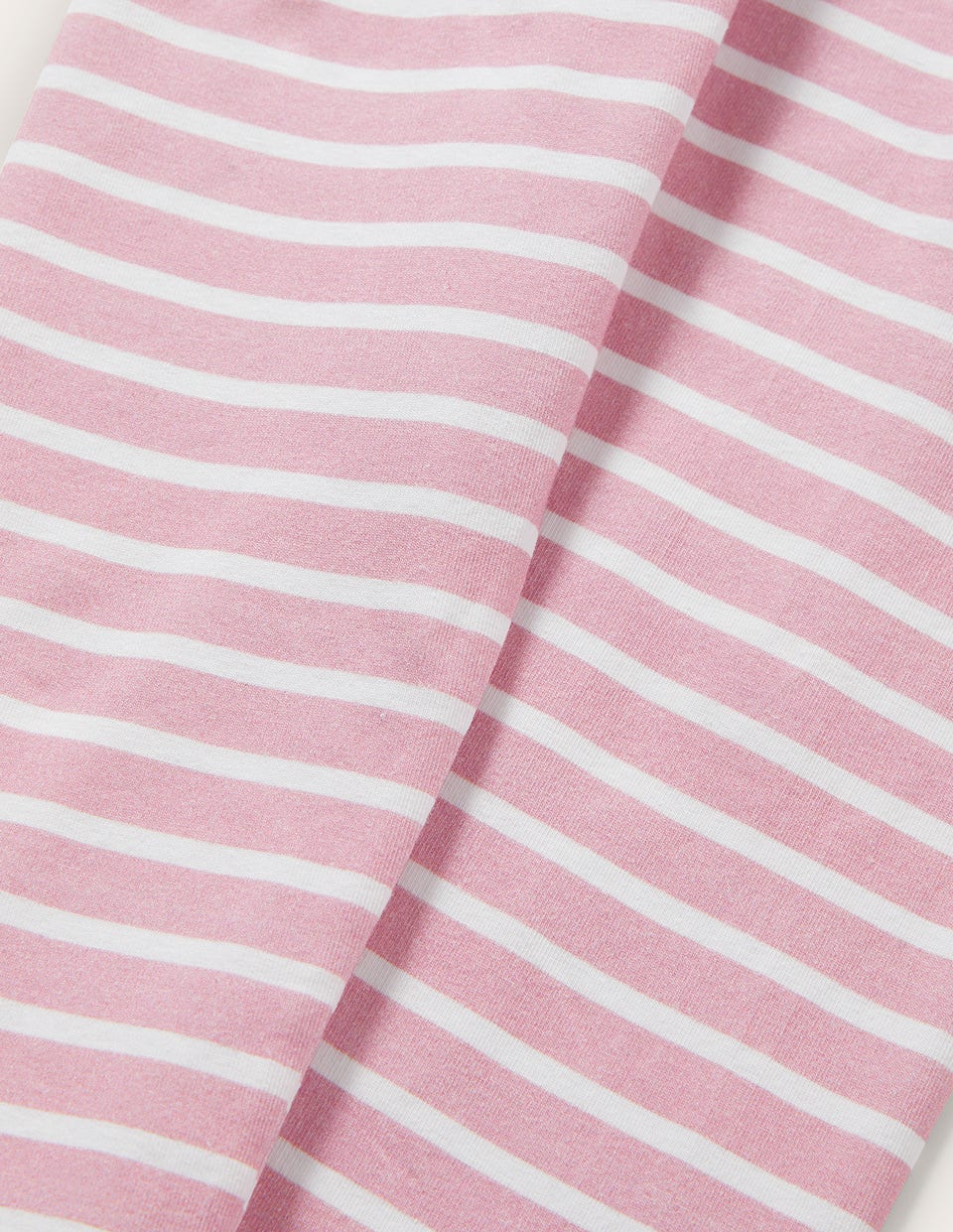 Fun Leggings-Formica Pink/Ivory Stripe