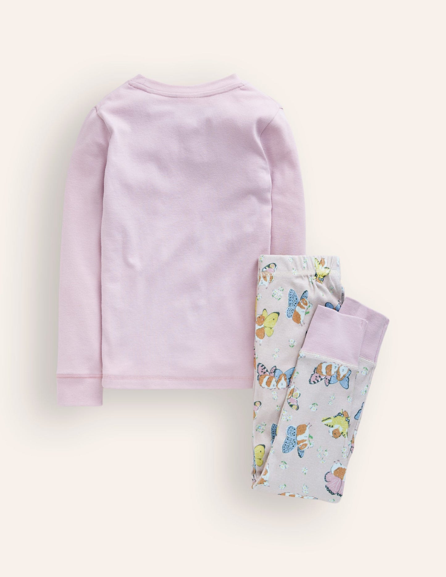 Snug Long John Pajamas-Fairy Guinea Pigs