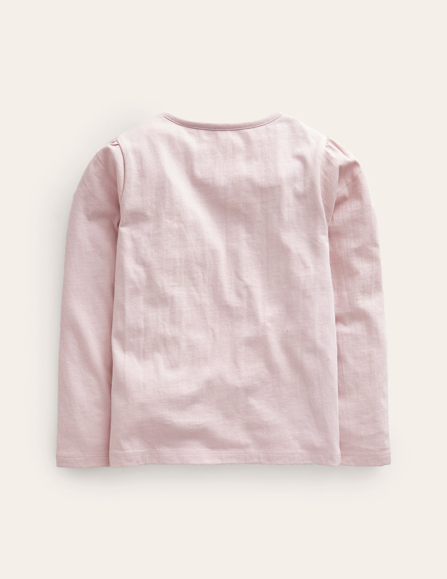 Puff Sleeve Logo Top-French Pink