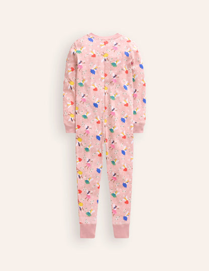 Snug All-In-One Pajama-Boto Pink Fairies