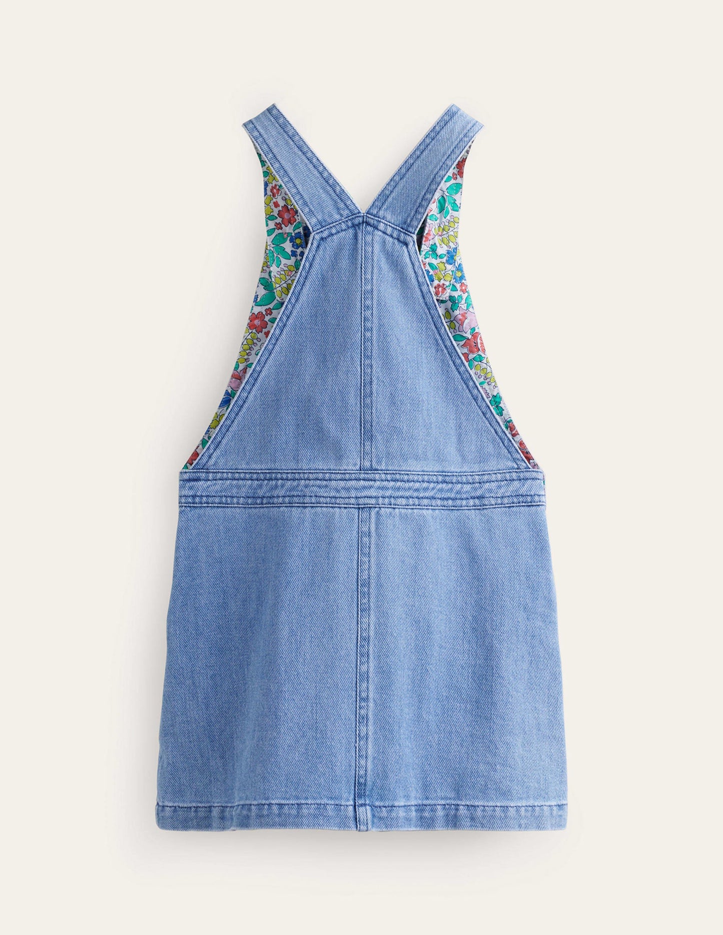 Overall Dress-Mid Vintage Denim