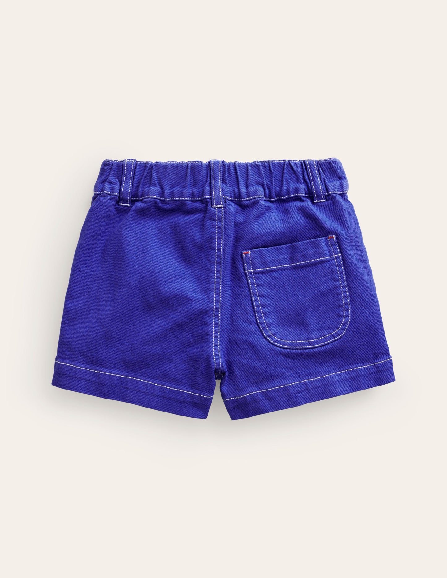 High Waisted Shorts-Blue Heron