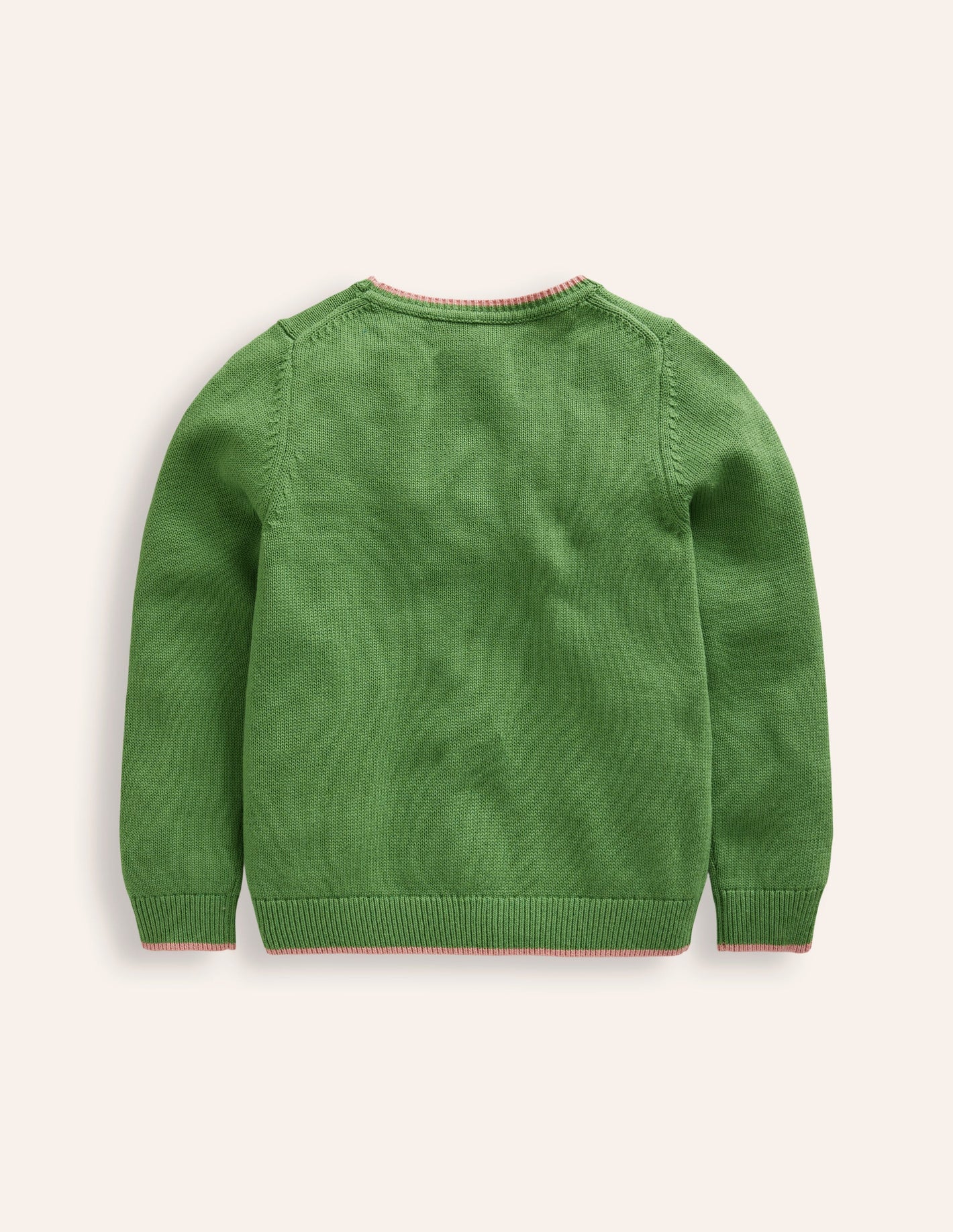 Fun Logo Jumper-Leaf Green Mouse