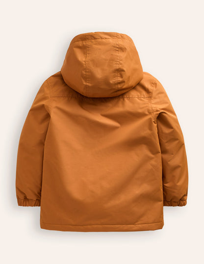 4-in-1 Waterproof Coat-Butterscotch