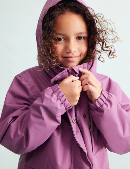 4-in-1 Waterproof Coat-Bramble Purple