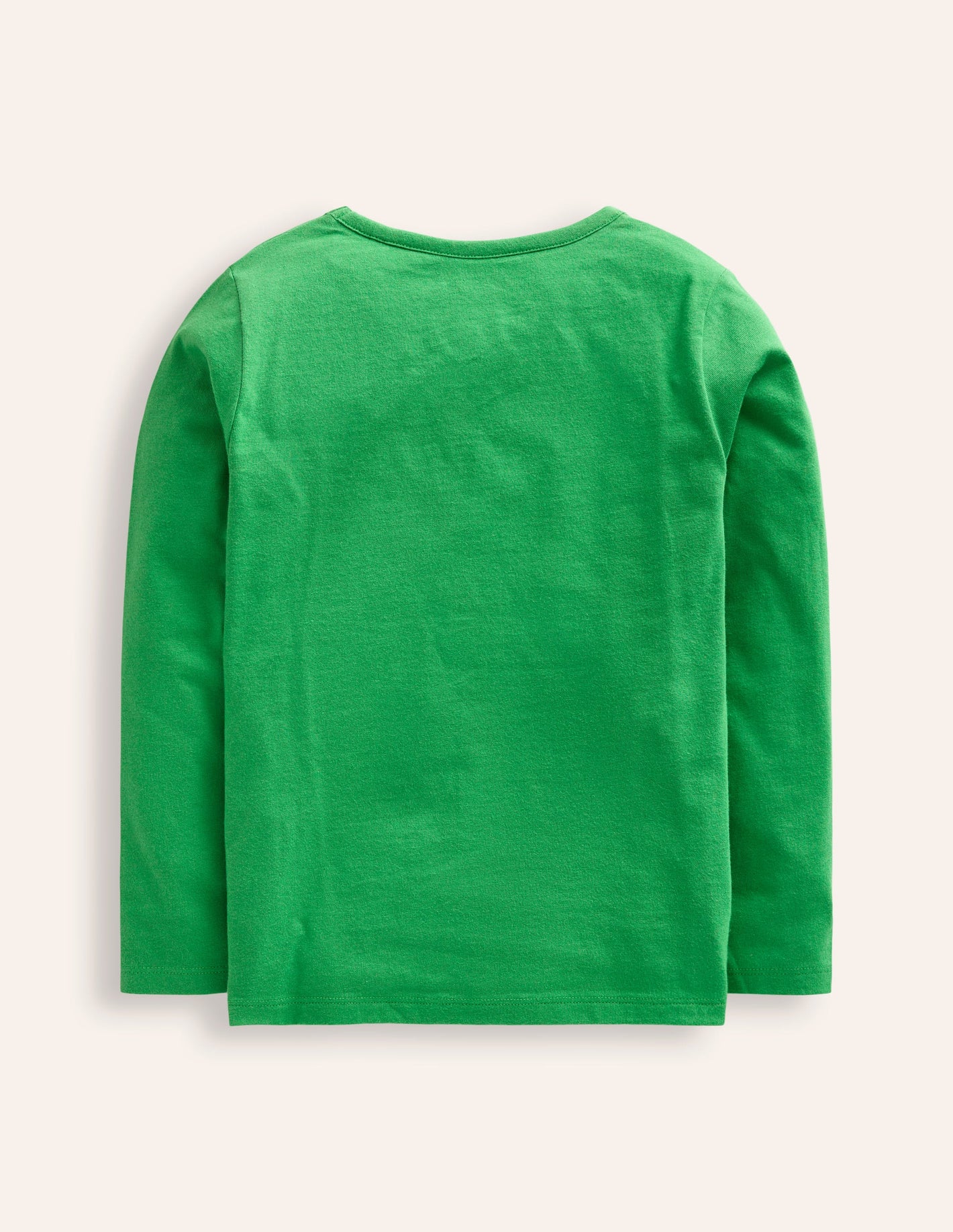 Appliqué Long Sleeve Top-Iguana Green Woodland Animals