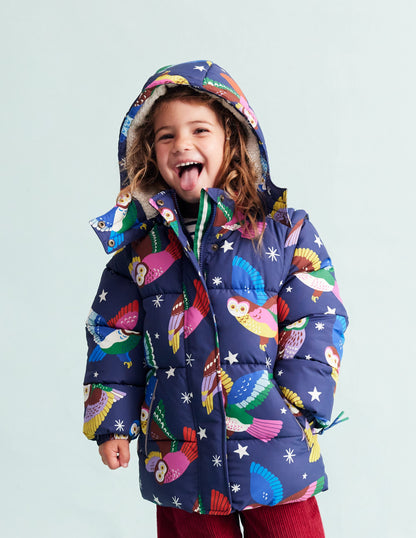 2-in-1 Padded Coat-College Navy Owls