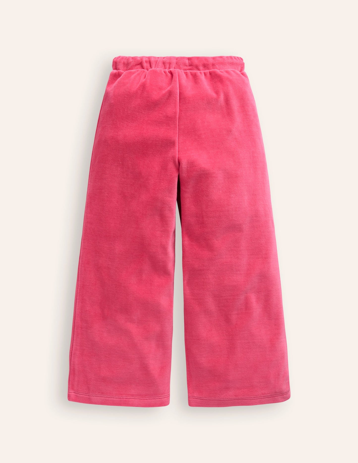 Heart Pocket Velour Sweatpants-Vintage Pink