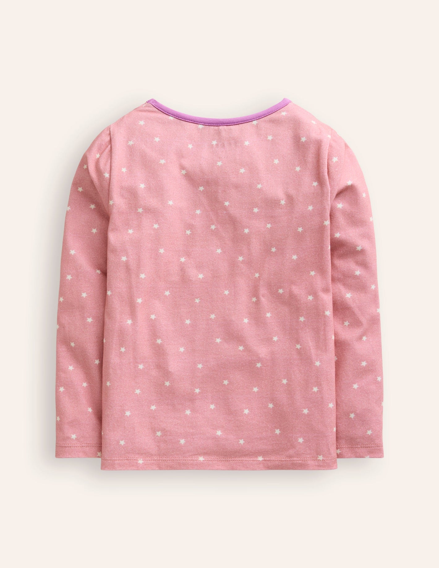 Lift The Flap T-Shirt-Vintage Pink/ Ivory Star Dog