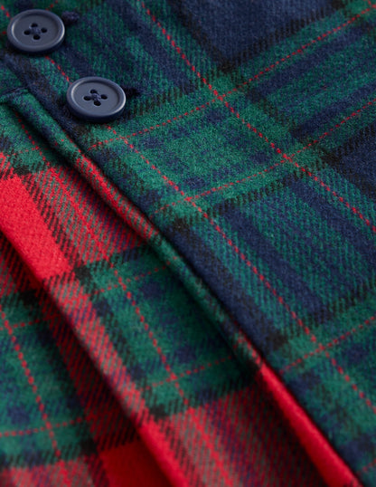 Helen Kilt-Red and French Navy Check