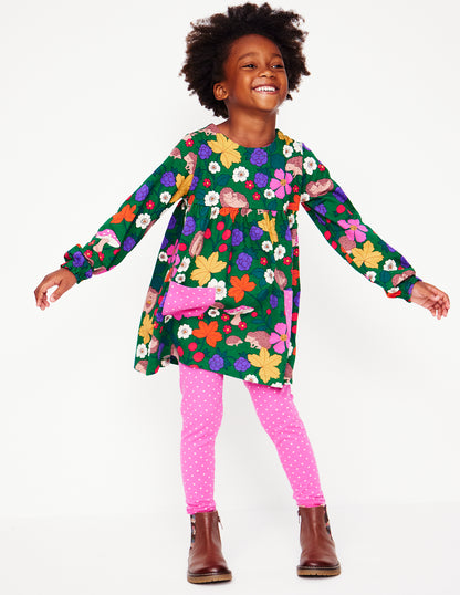 Print Tunic and Leggings Set-Highland Green Hedgehogs