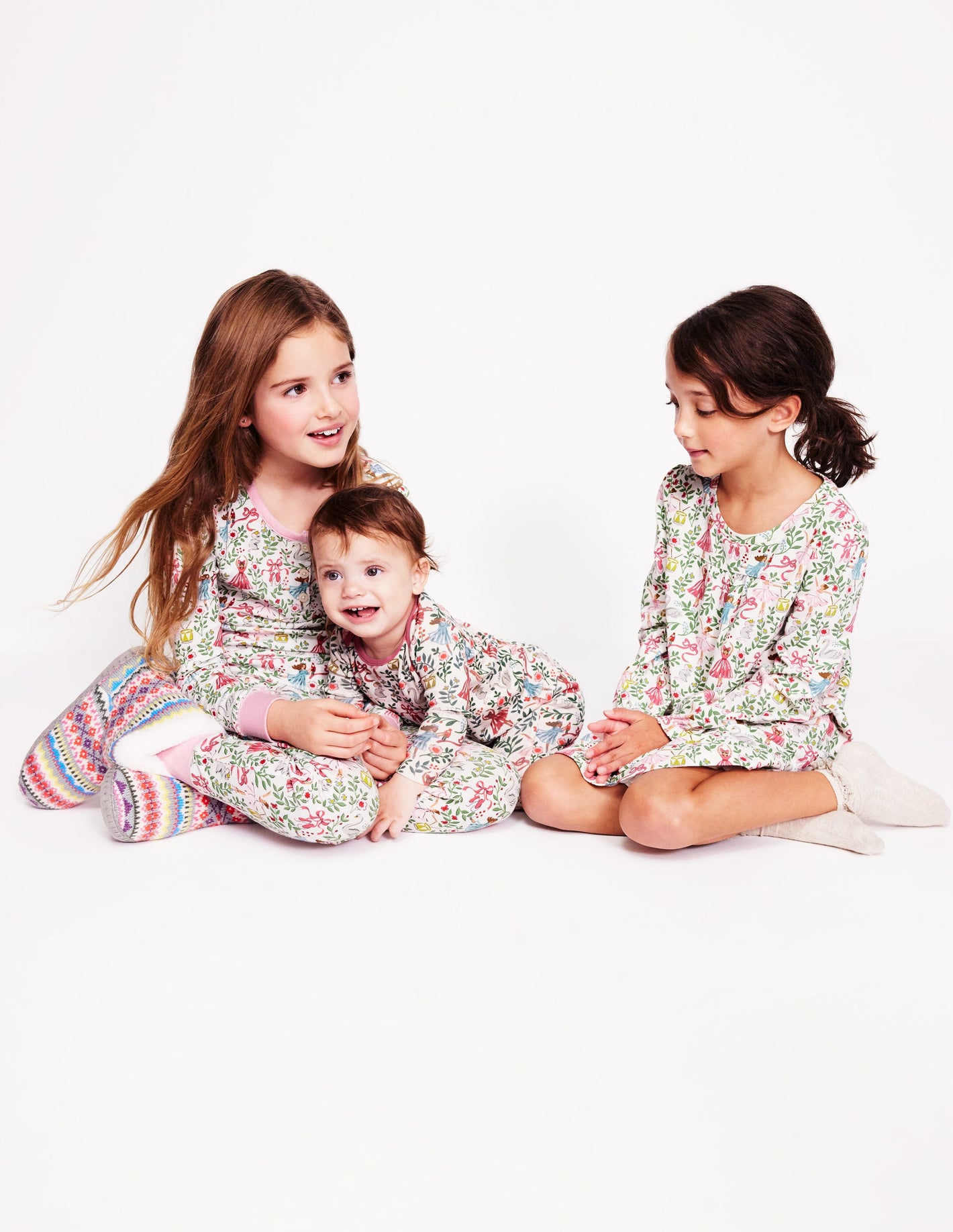 Snug Henley Pyjamas-Vanilla White Ballet Toile