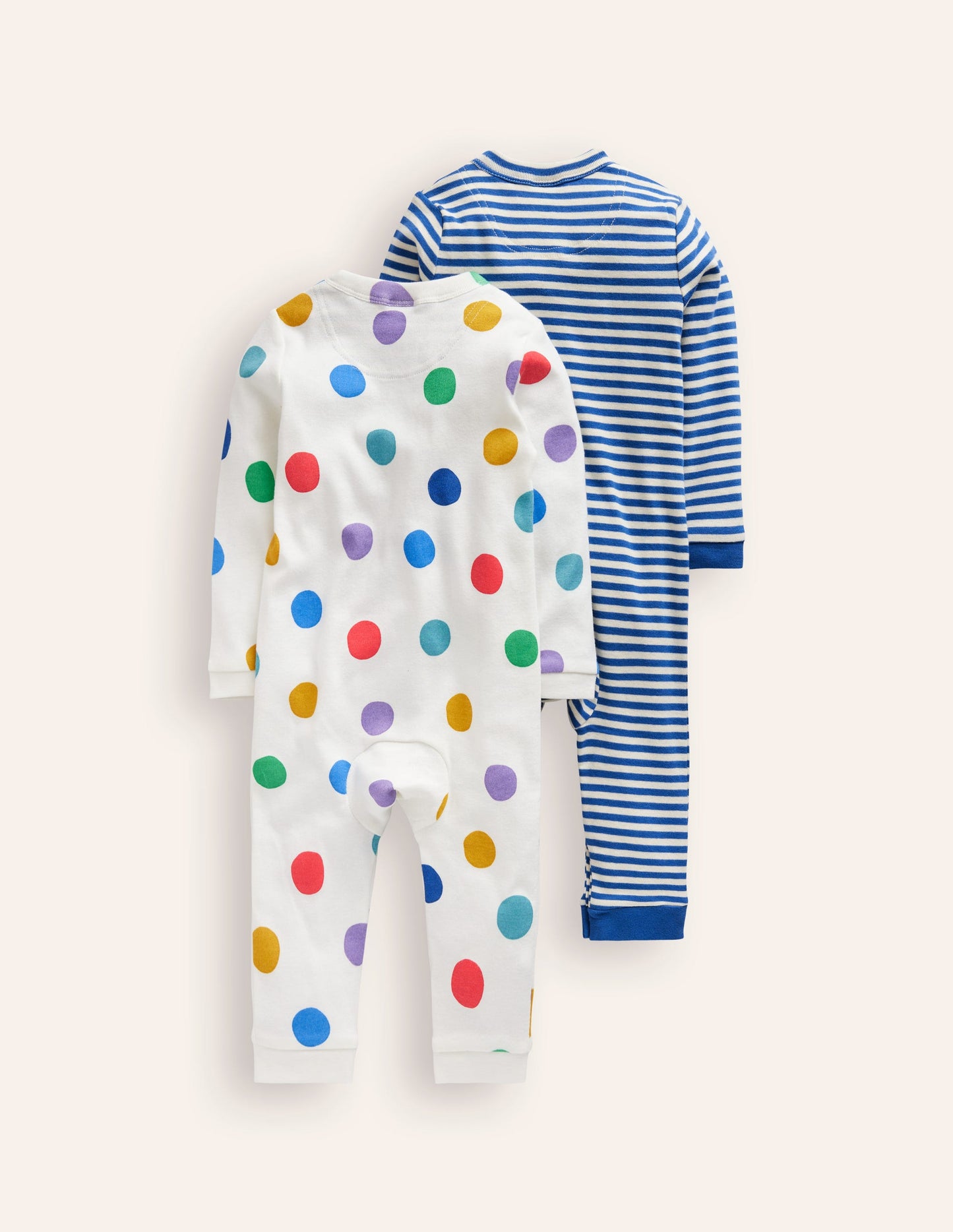 Boys Twin Pack Rompers-Painted Spot