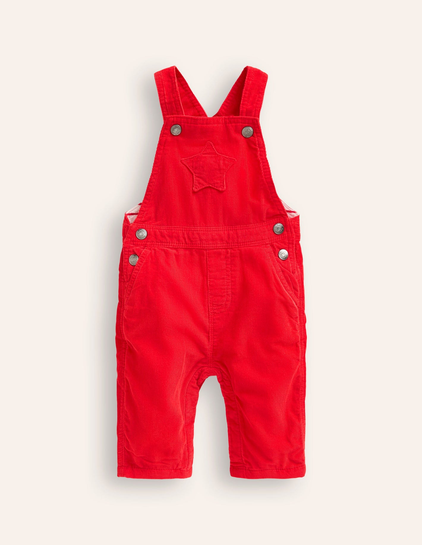 Classic Dungaree-Poppy Red