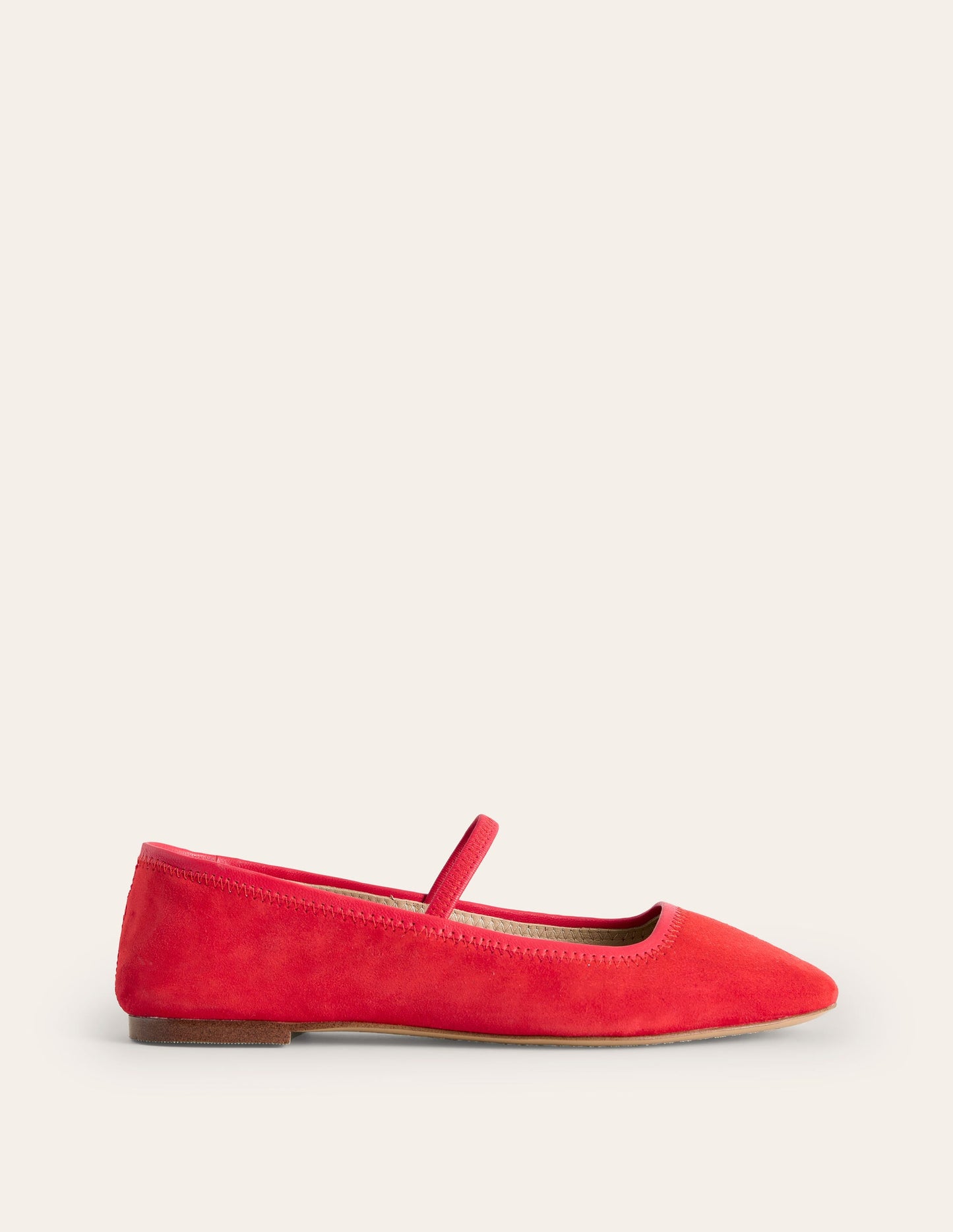 Thea Mary Jane Ballet Flat-Red