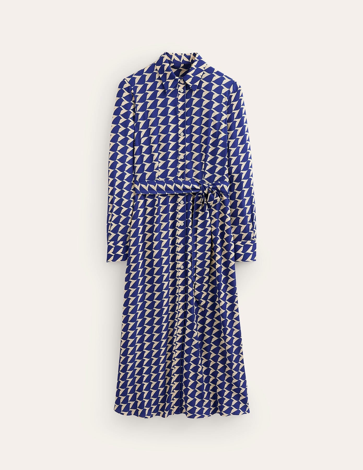 Kate Midi Shirt Dress-Mazarine Blue, Birdie