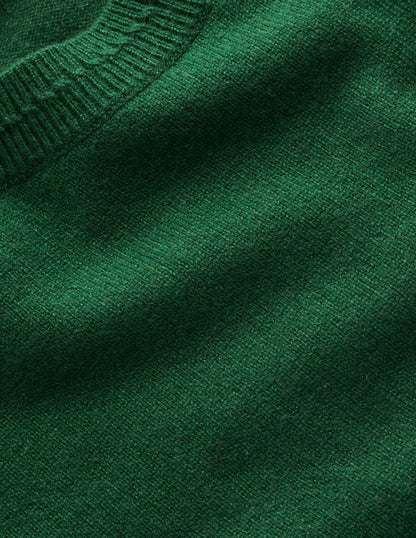 Eva Cashmere Vest-Pine Green