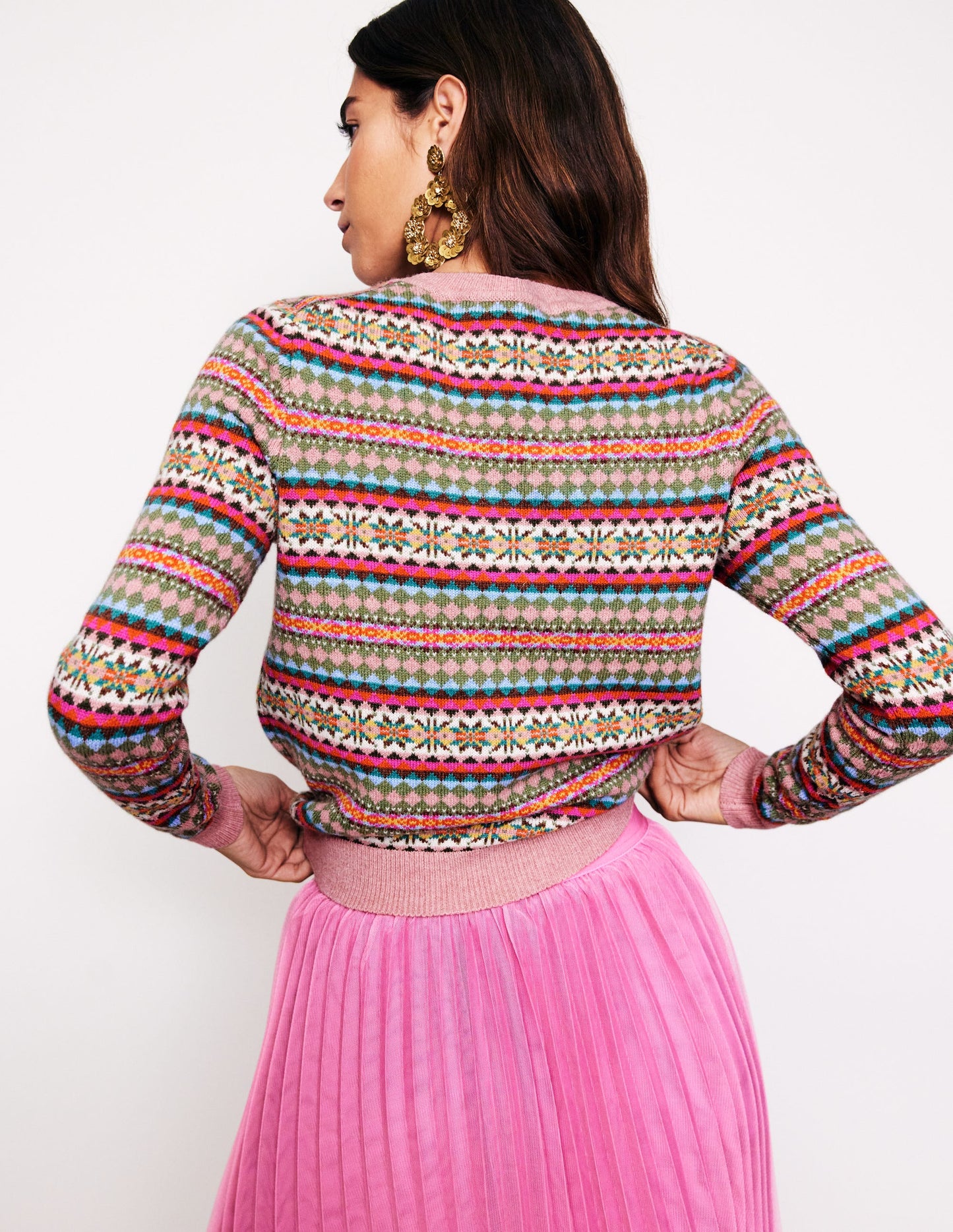 Edie Fair Isle Sweater-Heritage Fair Isle