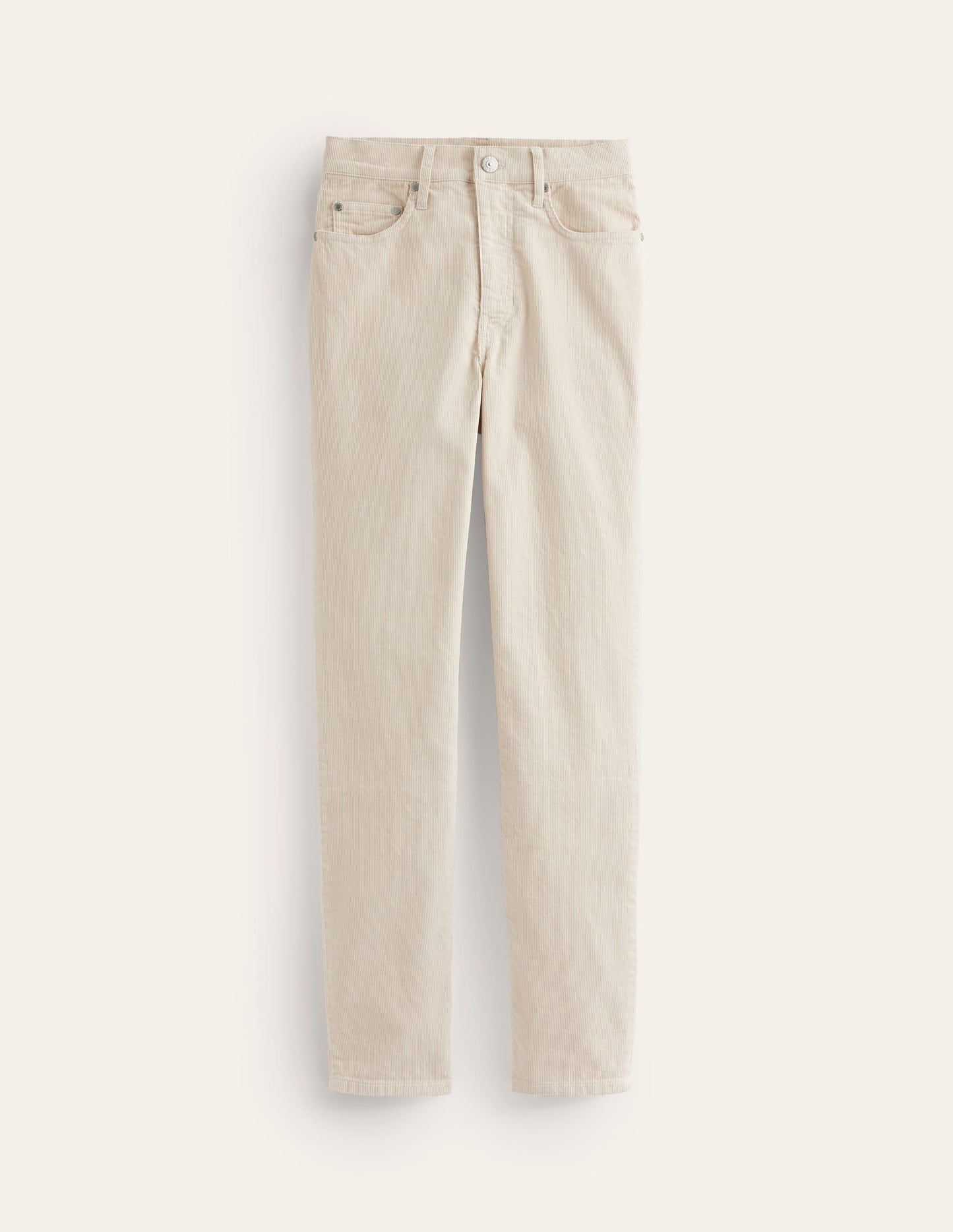 5 Pocket Cord Slim Jeans-Magnolia