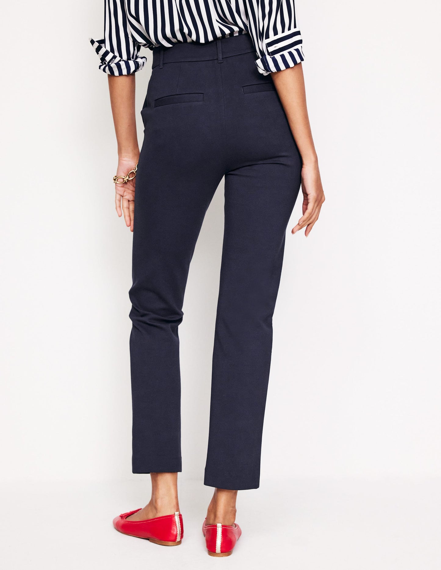 Highgate Ponte Pants-Navy