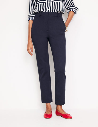 Highgate Ponte Pants-Navy