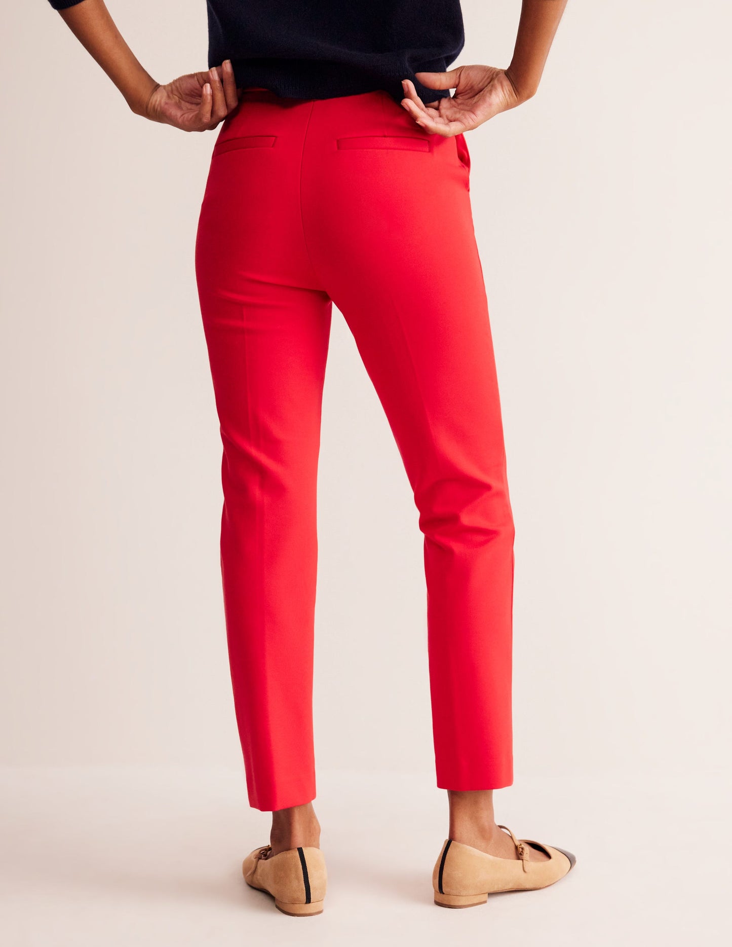 Highgate Ponte Pants-Hot Pepper