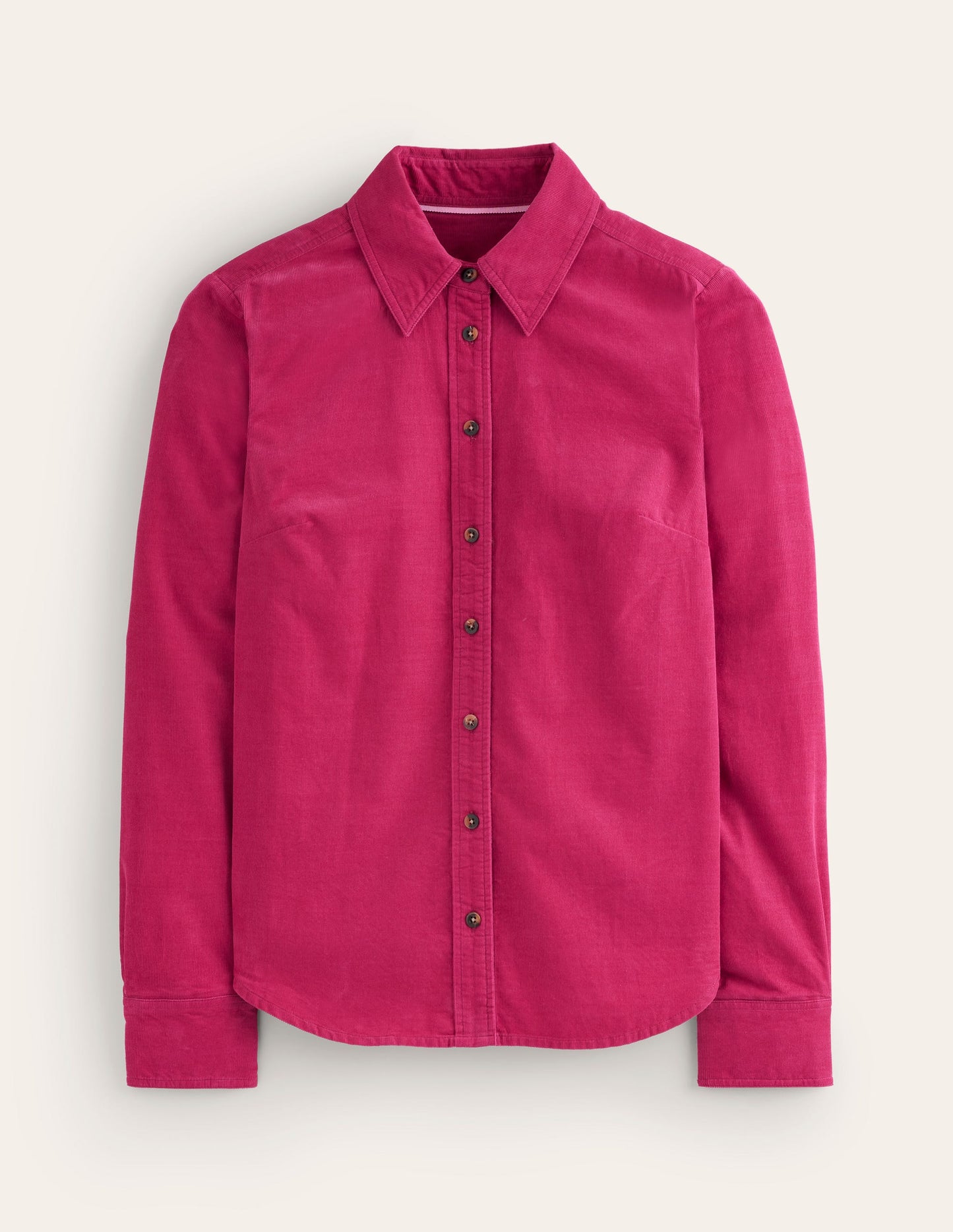 Sienna Cord Shirt-Cherry Jam