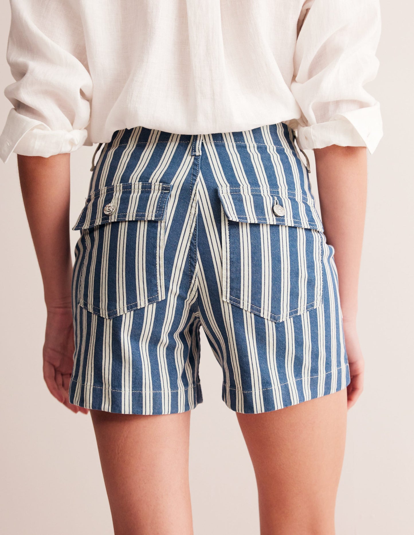 Kensington Casual Shorts-Stripe