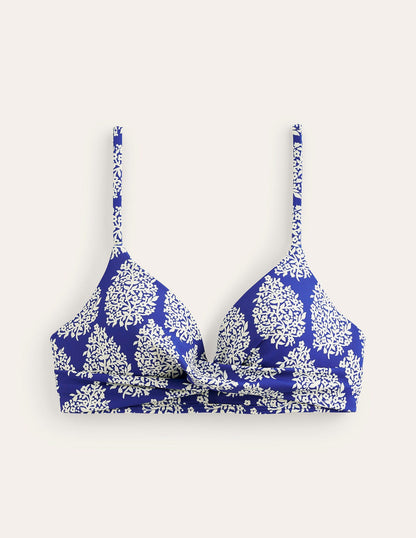 Capri Cup-size Bikini Top-Surf The Web, Floret Paisley