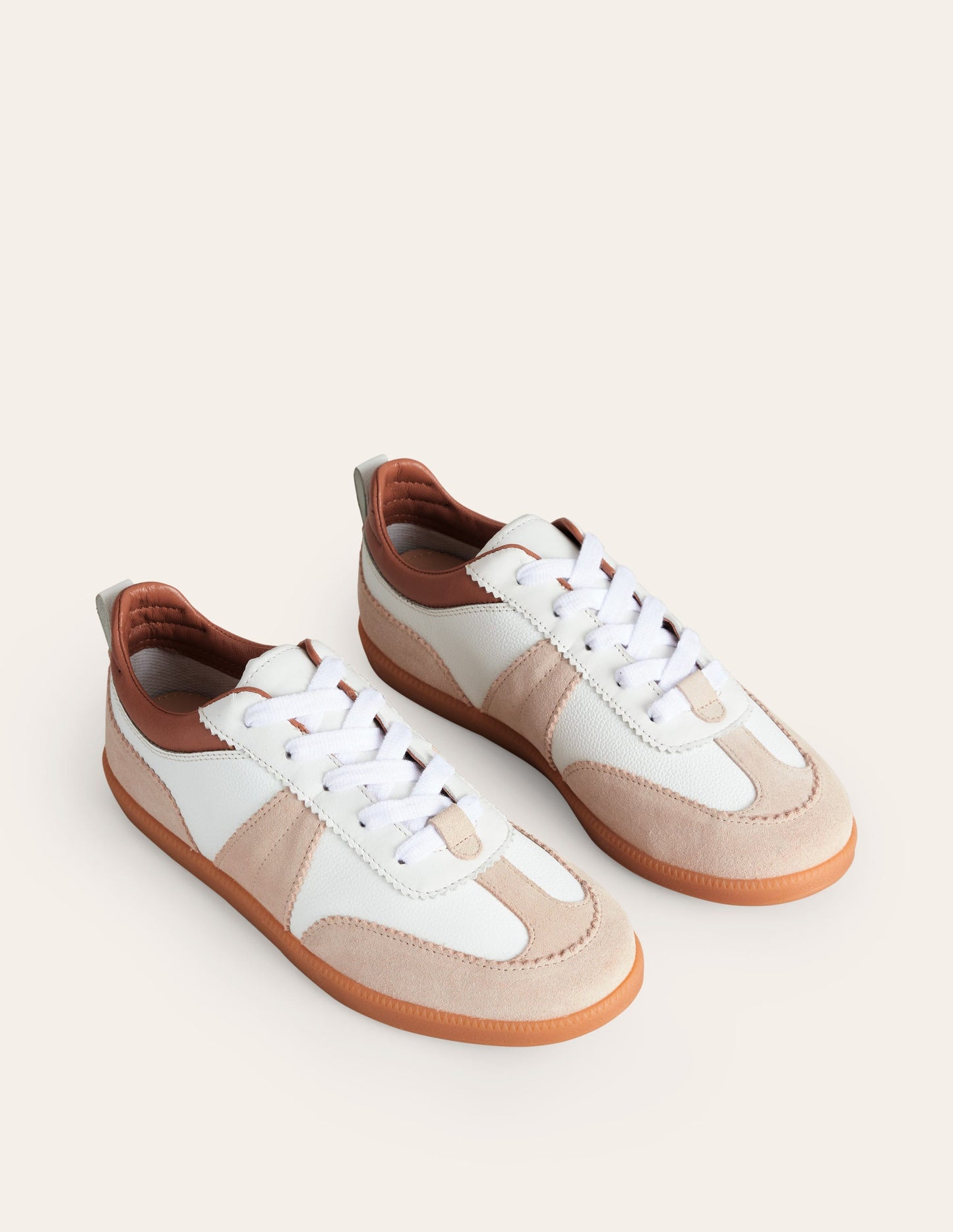 Erin Retro Tennis Sneakers-White Mix