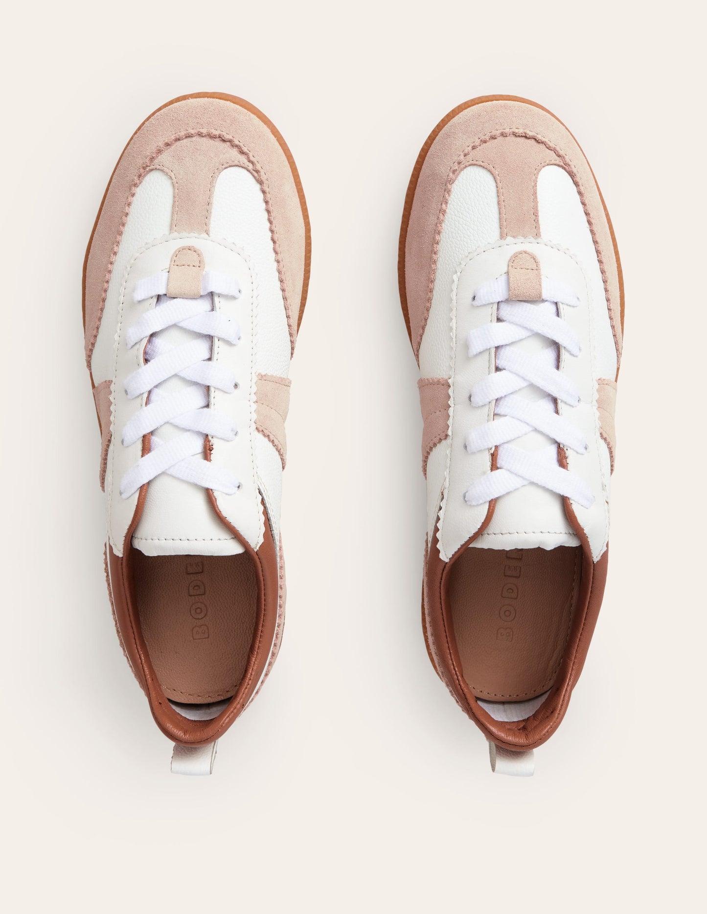 Erin Retro Tennis Sneakers-White Mix