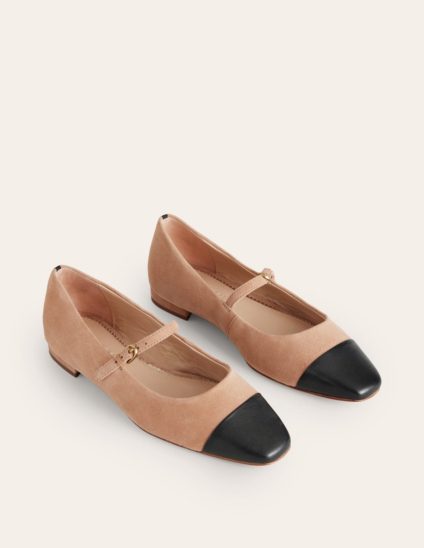 Penelope Mary Jane Flat-Macchiato Suede