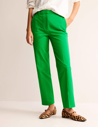 Kew Bi-Stretch Pants-Green Tambourine