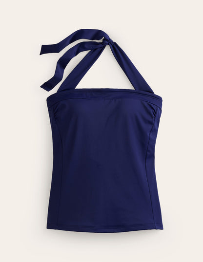 Santorini Tankini Top-French Navy