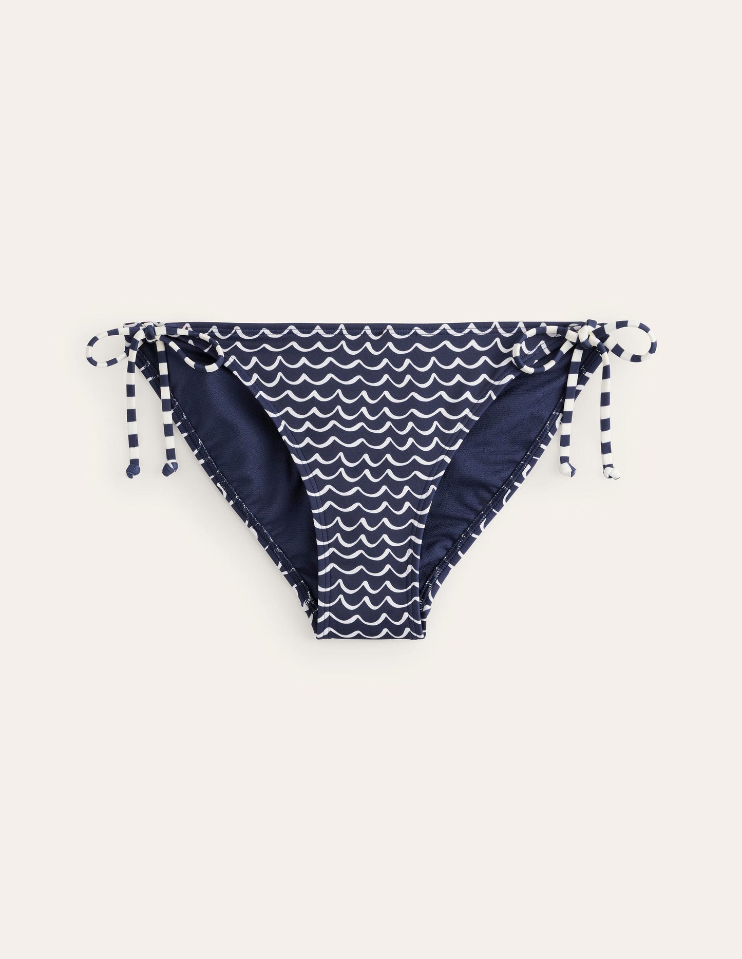 Symi String Bikini Bottoms-French Navy, Seagull