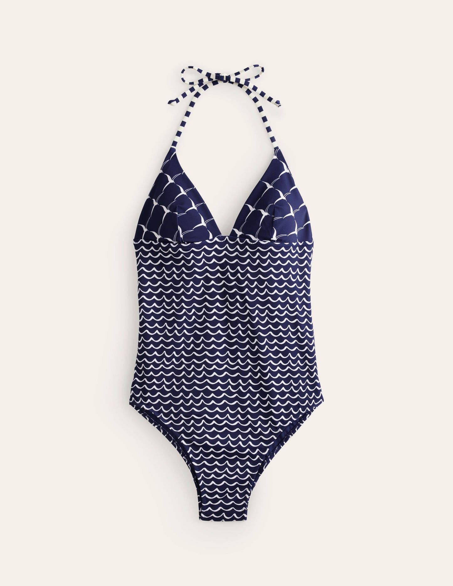 Symi String Swimsuit-French Navy, Seagull