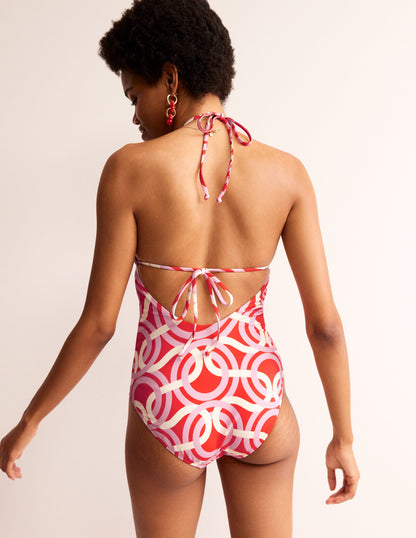 Symi String Swimsuit-Fiesta, Geo Whirl