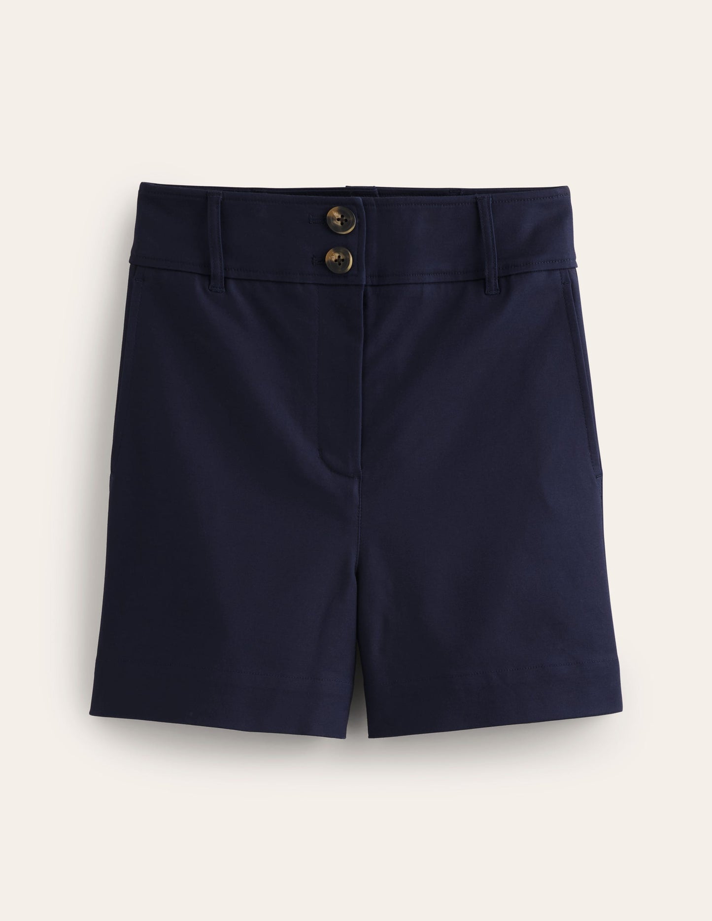 Westbourne Sateen Shorts-Navy