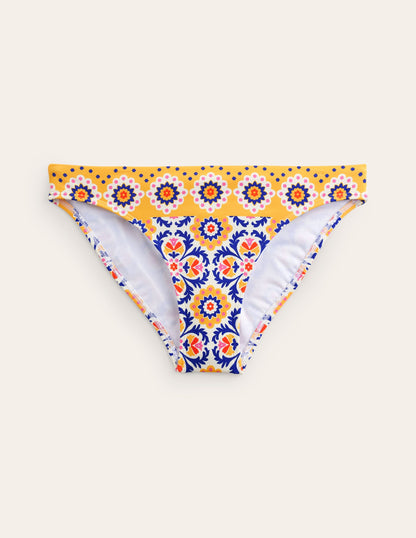 Classic Bikini Bottoms-Artisan Gold, Mosaic Tile